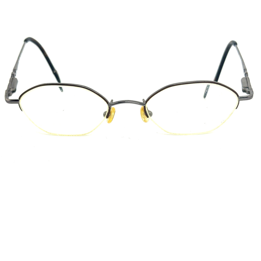 NICOLE MILLER CARAMEL Eyeglasses Frame 47-19-135 Gunmetal H14230